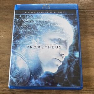 Prometheus Movie (Blu-ray/DVD+ Digital, 2012, 2-Disc) CIB